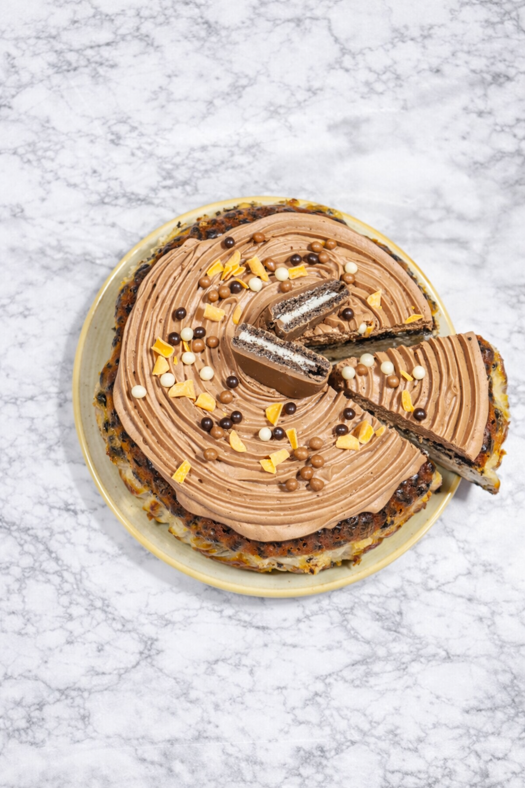Tarta de queso y Oreo