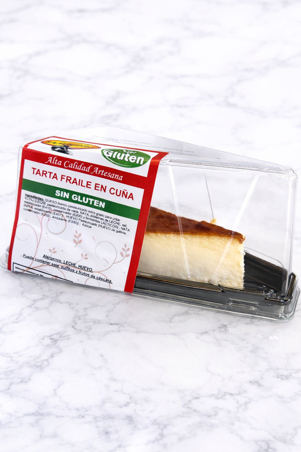 Porción tarta de queso sin gluten
