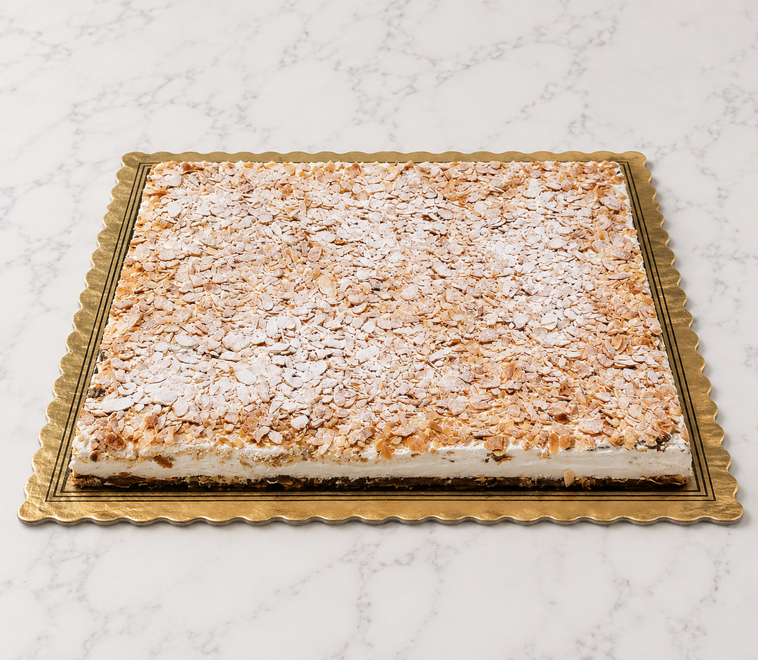 Nata Con Almendras Plancha